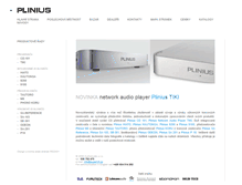 Tablet Screenshot of plinius.cz